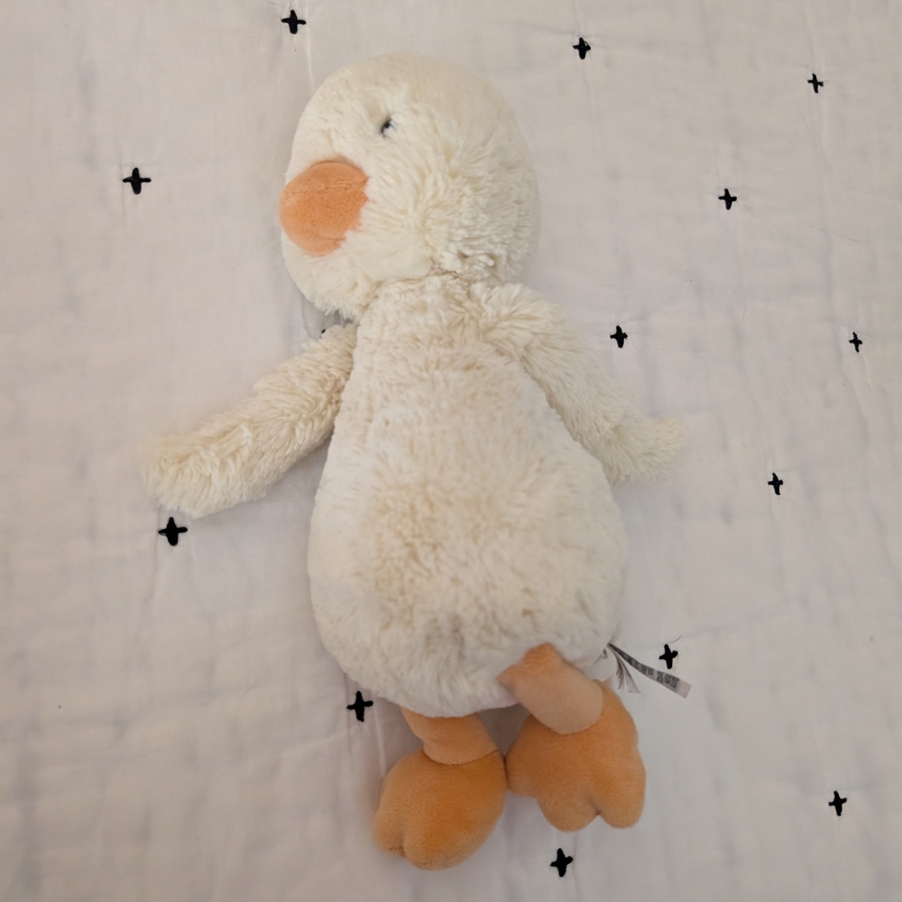 Jellycat Cream & Orange Duck Plush